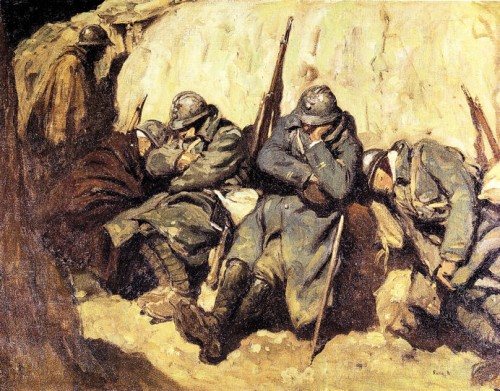 soldats-dans-les-tranchées-guerre-1914-dessin-scott