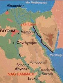 carte-Égypte-ancienne-site-archéologiques