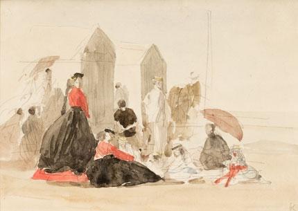 eugène-boudin-crinolines-et-cabines-musee-jacquemart