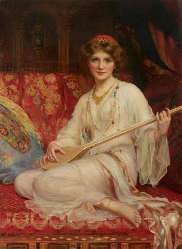 « La Joueuse de Saz » de William C. Wontner