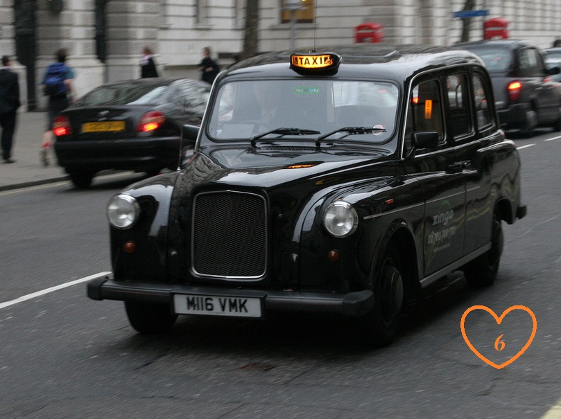 london taxi cab