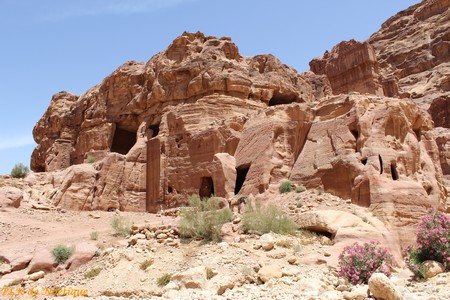 Pétra-jordanie-rue-des-façades