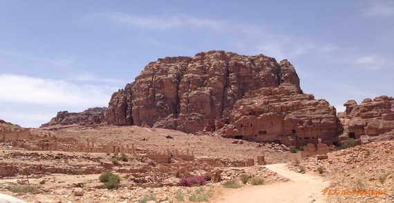 pétra-vue-sur-le-massif-d-’al-Habis