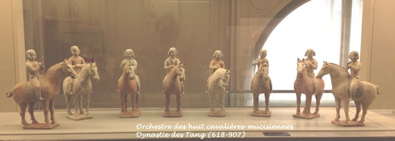 Musée-Cernuschi-orchestre-des-huit-cavalières-époque-Tang