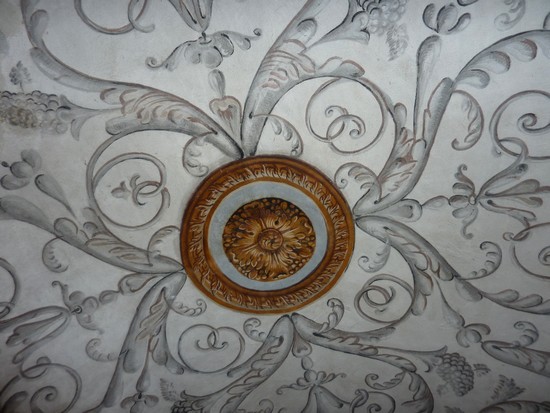 château-de-Bagnols-plafond-salon-appartement-madame-sévigny