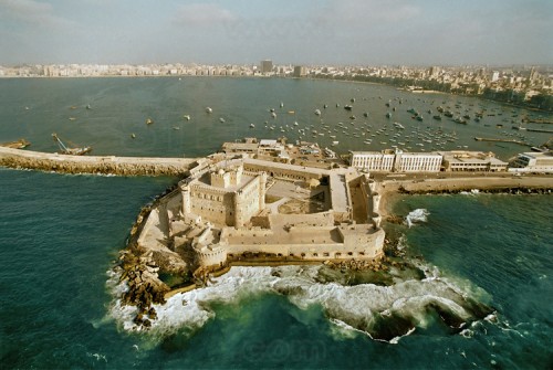 fort-Qaitbay-phare-d'alexandrie-merveille-du-monde