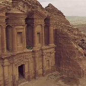 L-antique-cité-caravanière-de-Petra-en-Jordanie