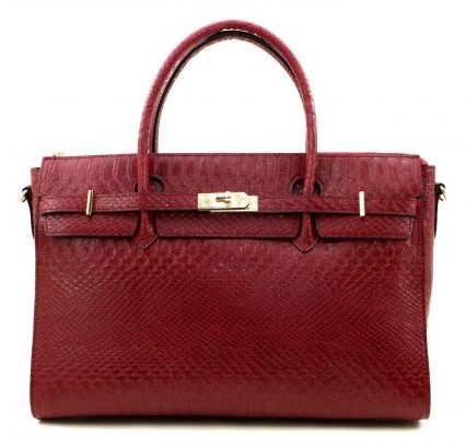 sac-à-main-gunas-vega-rouge-cuir-vegan