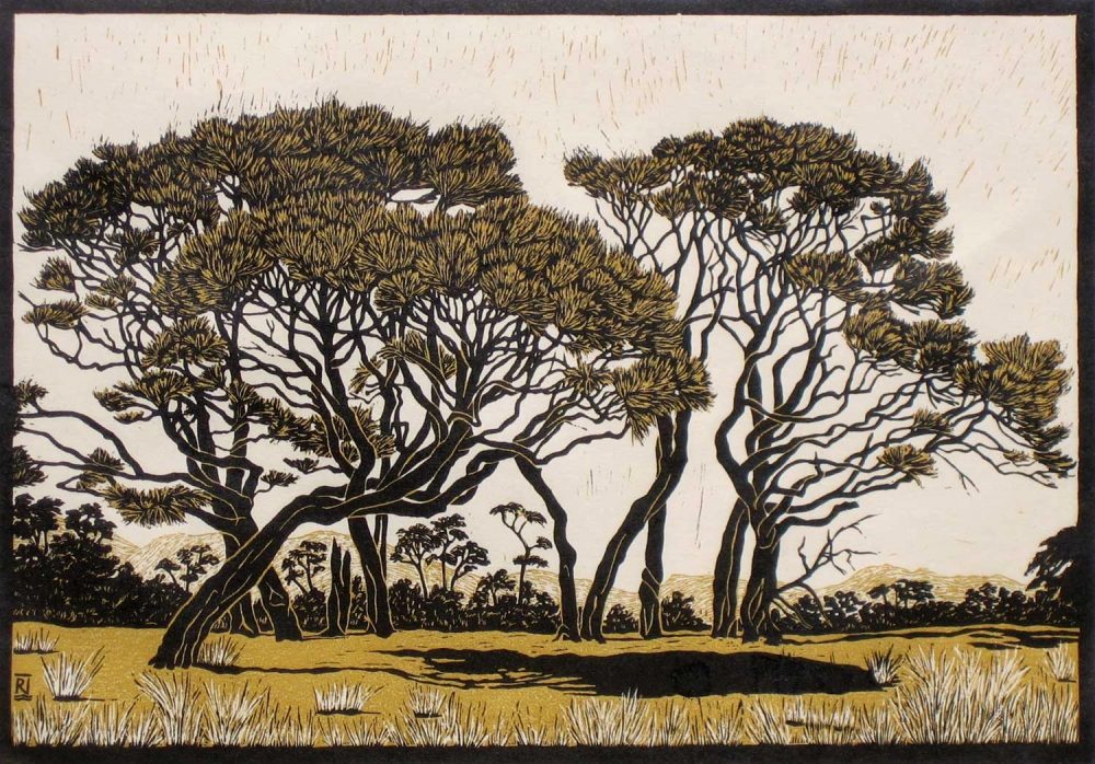 golden-bay-landscape-linocut-rachel-newling