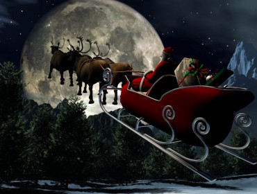 pere-noel-traineau-reines-lune