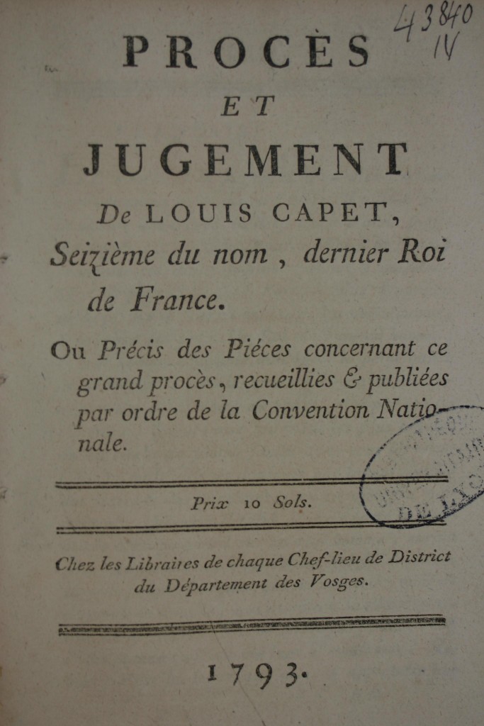 Louis XVI était guillotiné, il y