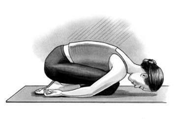 yoga child pose