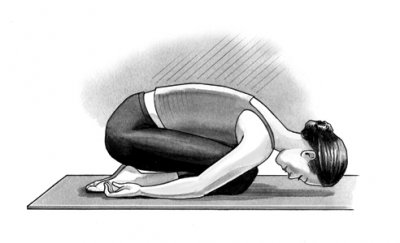 yoga child pose