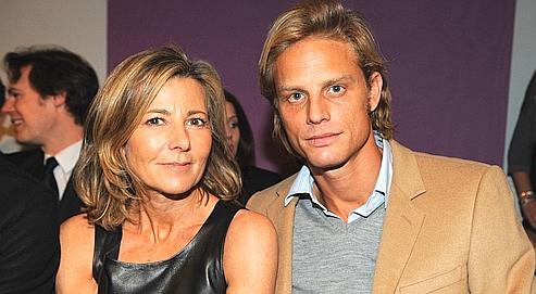 Claire Chazal and Arnaud Lemaire a