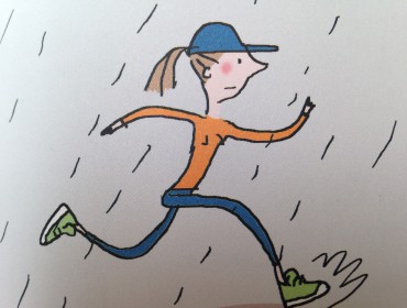 running-sous la pluie