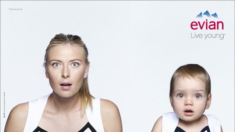 live young-evian-sharapova