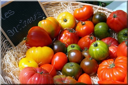 tomates anciennes-salade capri