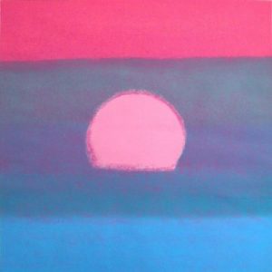 Sunset Unique Blue By Andy Warhol