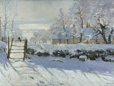 Claude-Monet-The-Magpie-neige