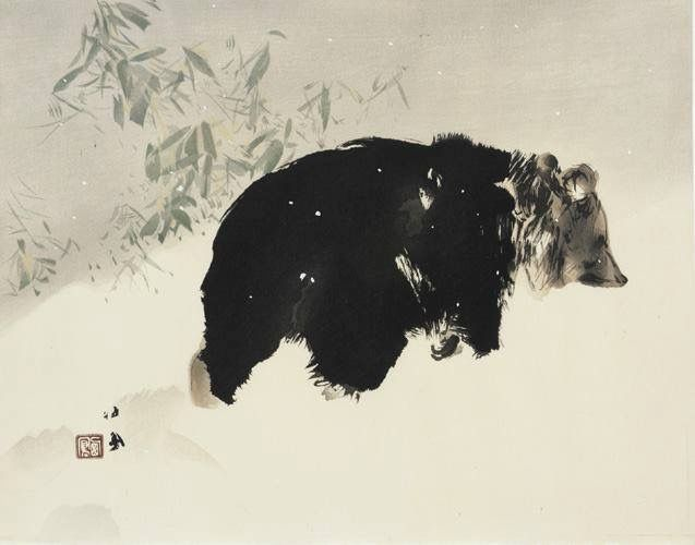 bear-in-the-snow-takeuchi-seiho